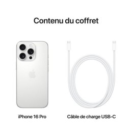 Apple iPhone 16 Pro  128GB Titanio Blanco (White Titanium)