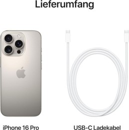 copie de Apple iPhone 16 Pro 6,3" 5G Dual-SIM 128 GB Naturtitan